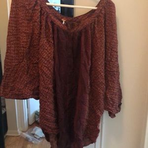 Free people over sized blouse